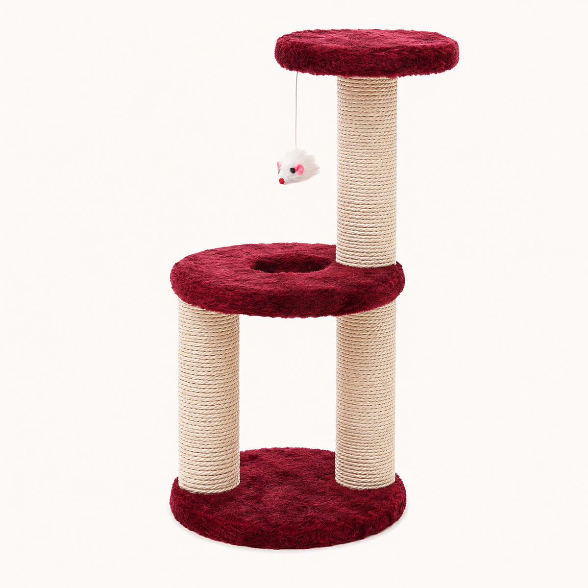 Arbre à chat compact 3 niveaux