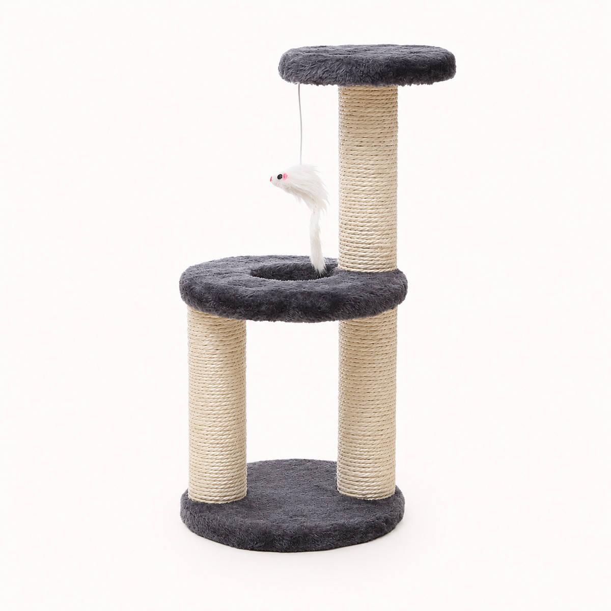 Arbre à chat compact 3 niveaux