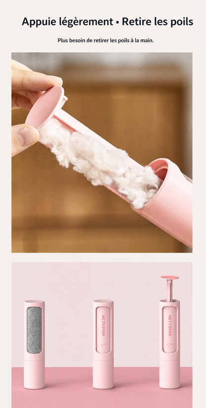 Brosse anti-poils réutilisable