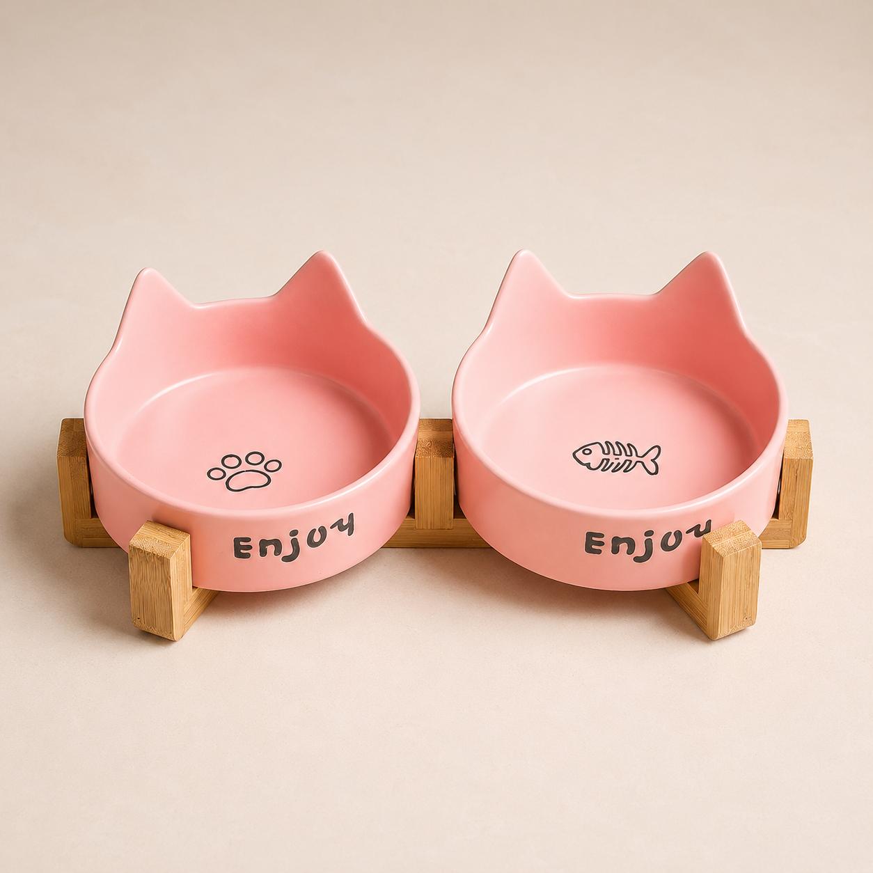 Gamelle céramique surélevée pour chat