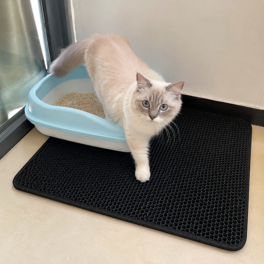 Tapis de litière pour chat